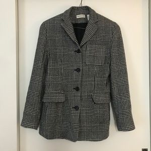 Ann Taylor Houndtooth Wool Jacket